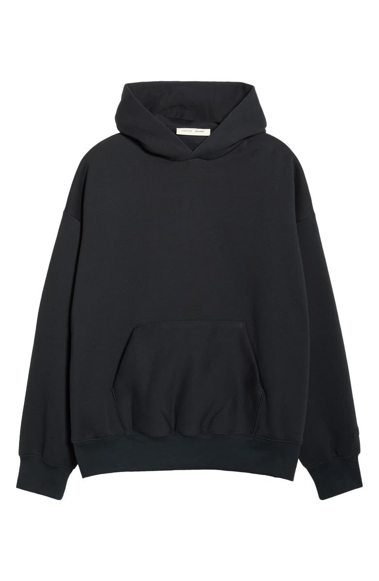 Fear of God Essentials Classic Fleece Hoodie, Alternate, color, Vintage Black/ White