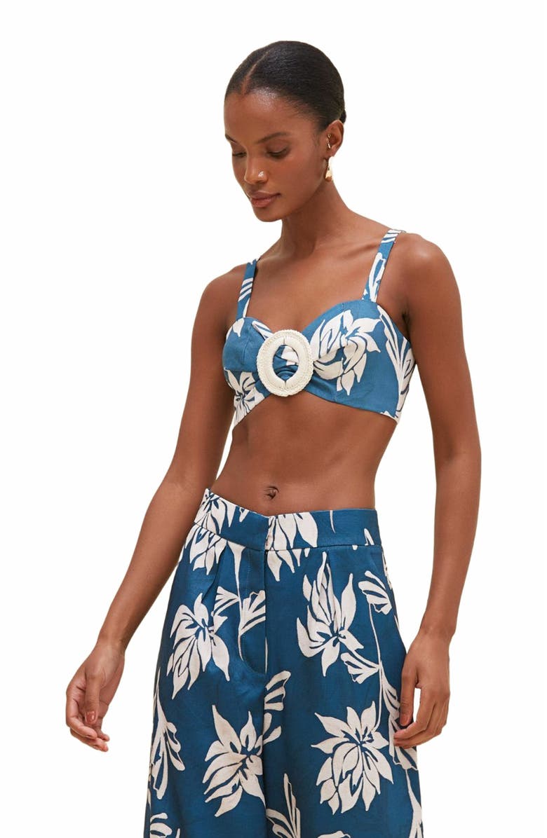 PatBO Artichoke Bralette Top, Main, color, 