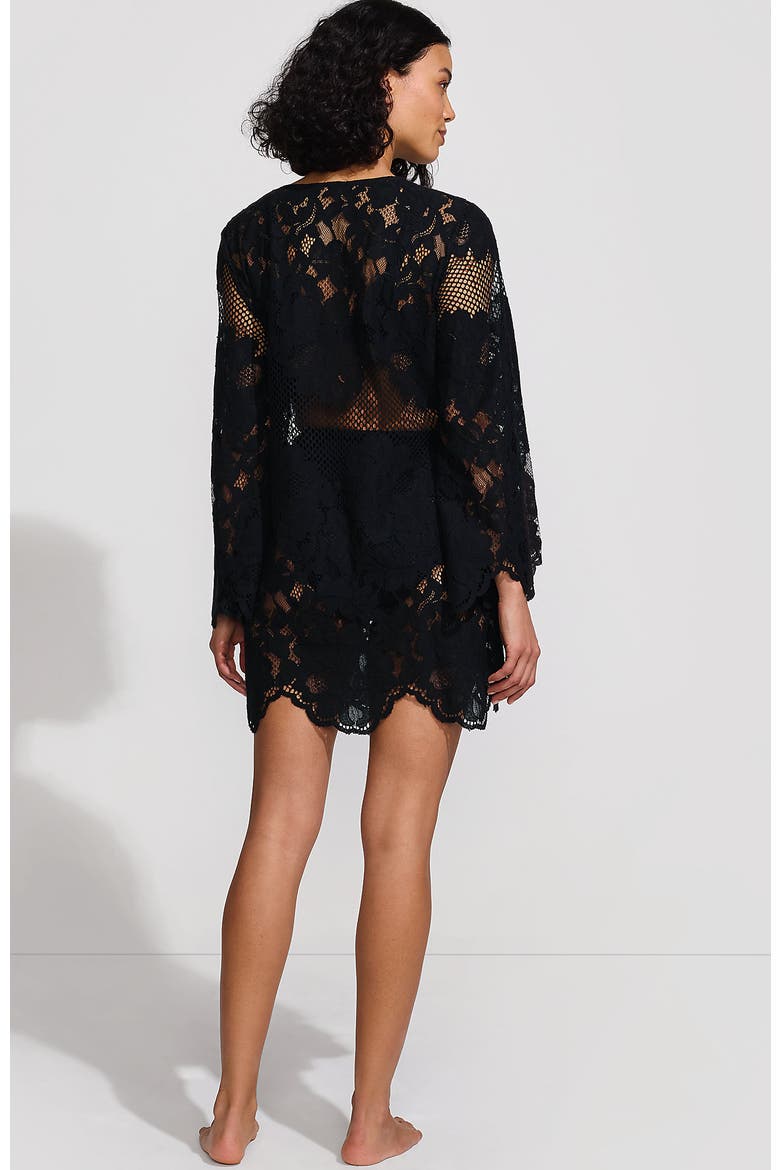 lands end lace dress Lands' End Girls Lace Short Sleeve Dress