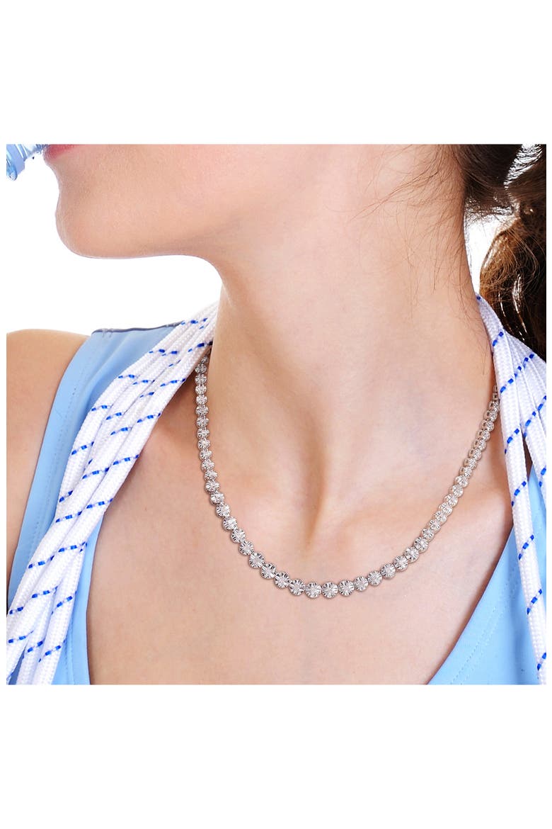 Diamond Tennis Necklace - 0.9ct., Alternate, color, WHITE