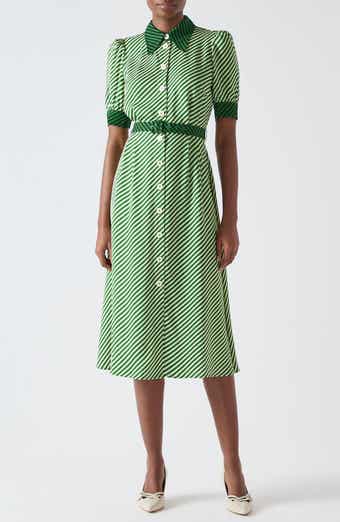 LK Bennett Valerie Stripe Midi Shirtdress