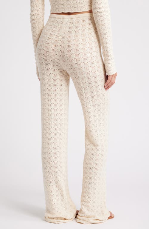 Florence By Mills Pointelle Pants In Whitecap Grey