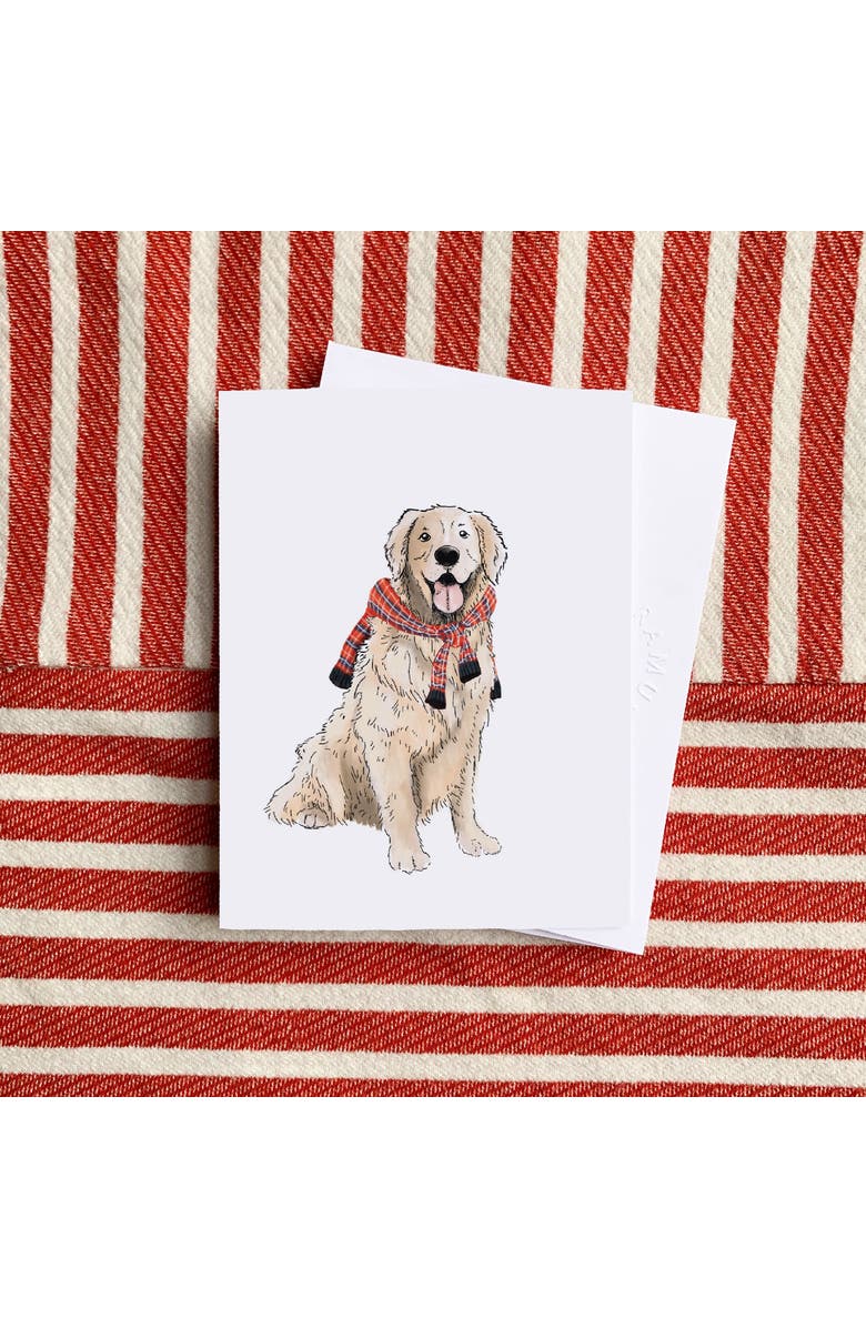 Ramus & Co Everyday Greeting Card Pack (3ct) "Preppy Retriever", Alternate, color, Multi-Pack