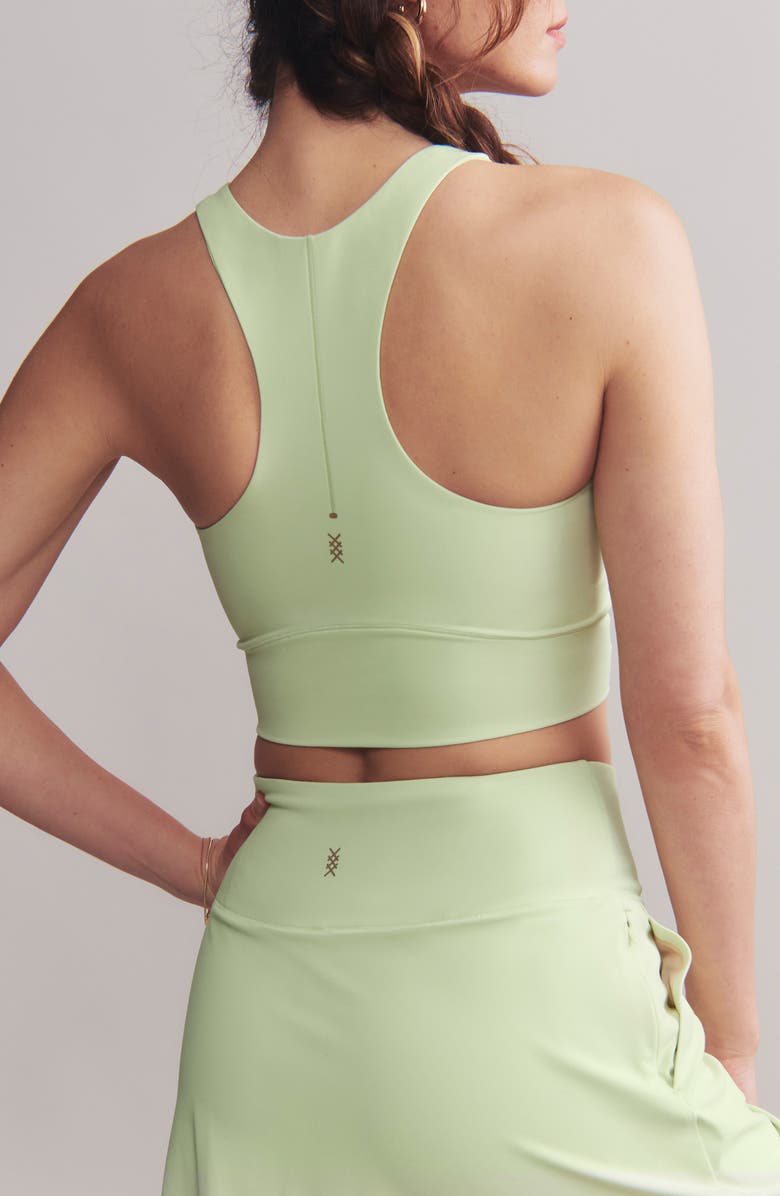 Rhone Revive Longline Bra, Alternate, color, Lime Zest