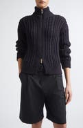 Eleventy Wool Zip Cardigan