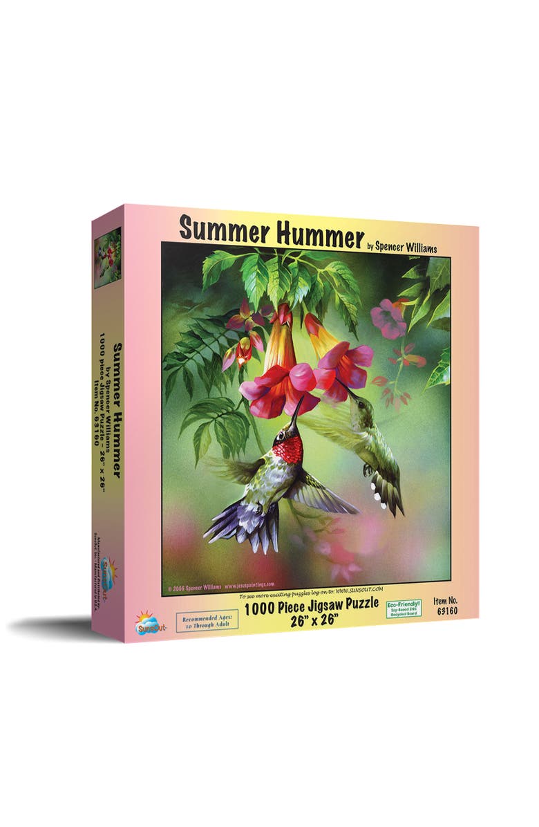 Sunsout Summer Hummer 1000 piece Jigsaw Puzzle for Adults, Main, color, Multicolor
