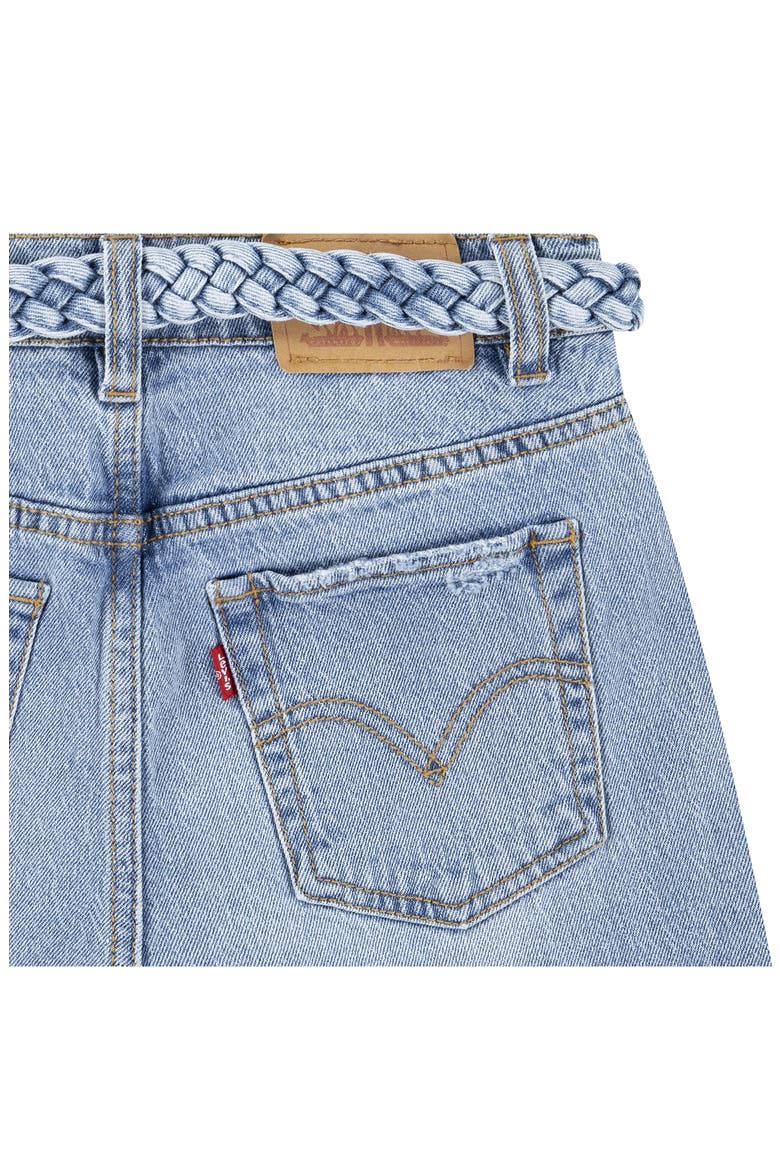 Kids' Belted Cropped Jeans, Alternate, color, FREE SPIRIT