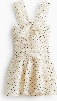 H&M Flared-skirt Ruched Dress