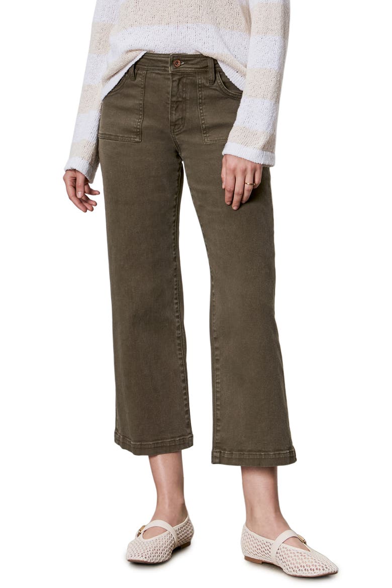 League Stretch Cotton Crop Utility Pants, Main, color, FATIGUE
