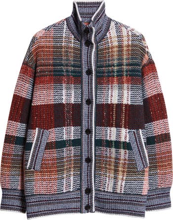 Missoni Oversize Check Wool Blend Cardigan | Nordstrom