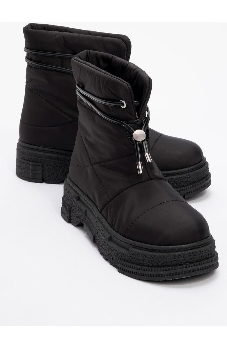 Prologue Shoes Mesta Boot, Main, color, Black Faux Leather
