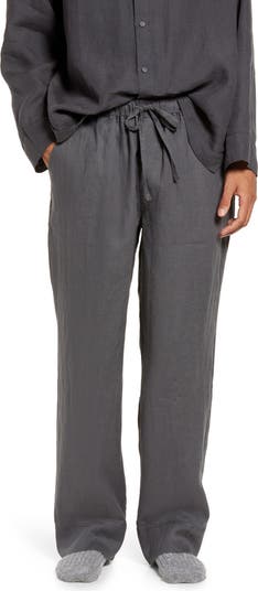 【BAON】[unisex] pintuck banding parachute wide linen P Parachute Linen Lounge Pants | Nordstrom