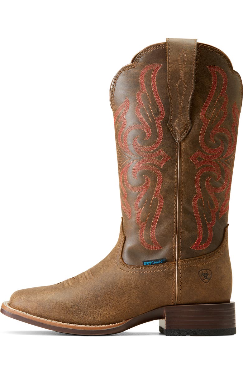 Ariat Primera StretchFit Waterproof Western Boot, Alternate, color, Brown