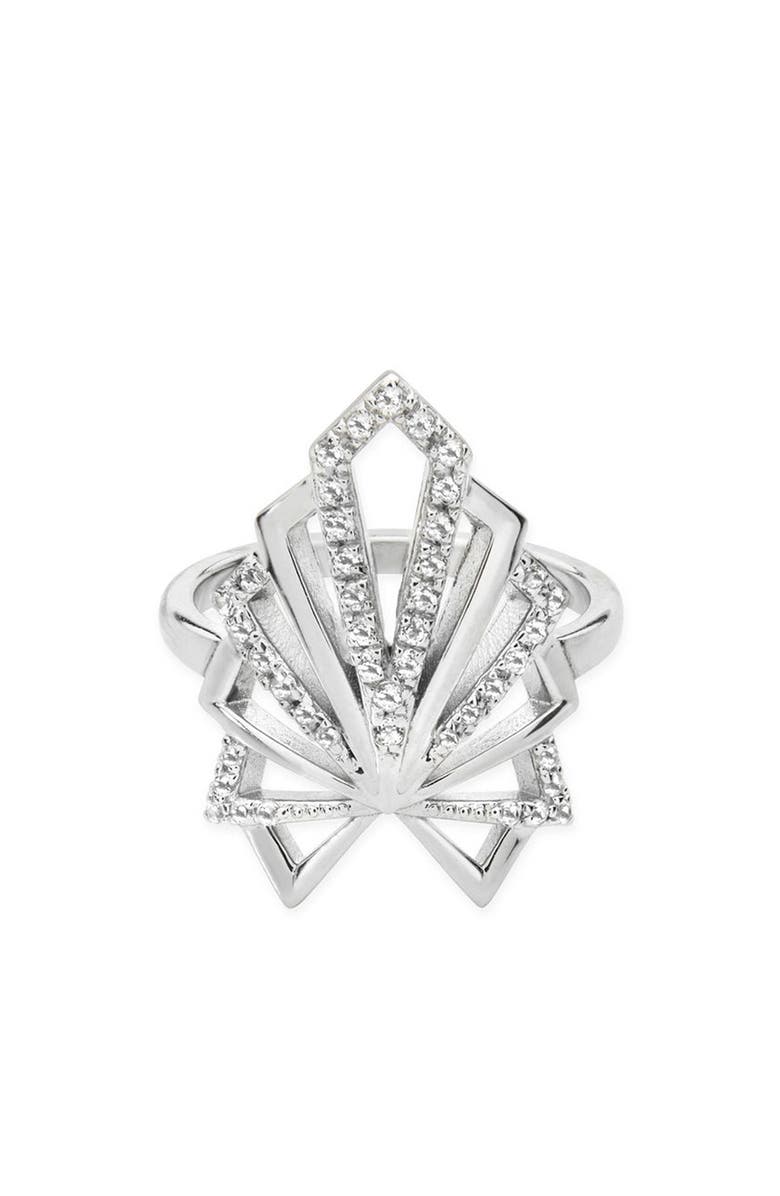 Lucy Quartermaine Chrysler Ring, Main, color, Sterling Silver