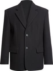 MM6 Maison Margiela Elbow Patch Virgin Wool Blend Sport Coat