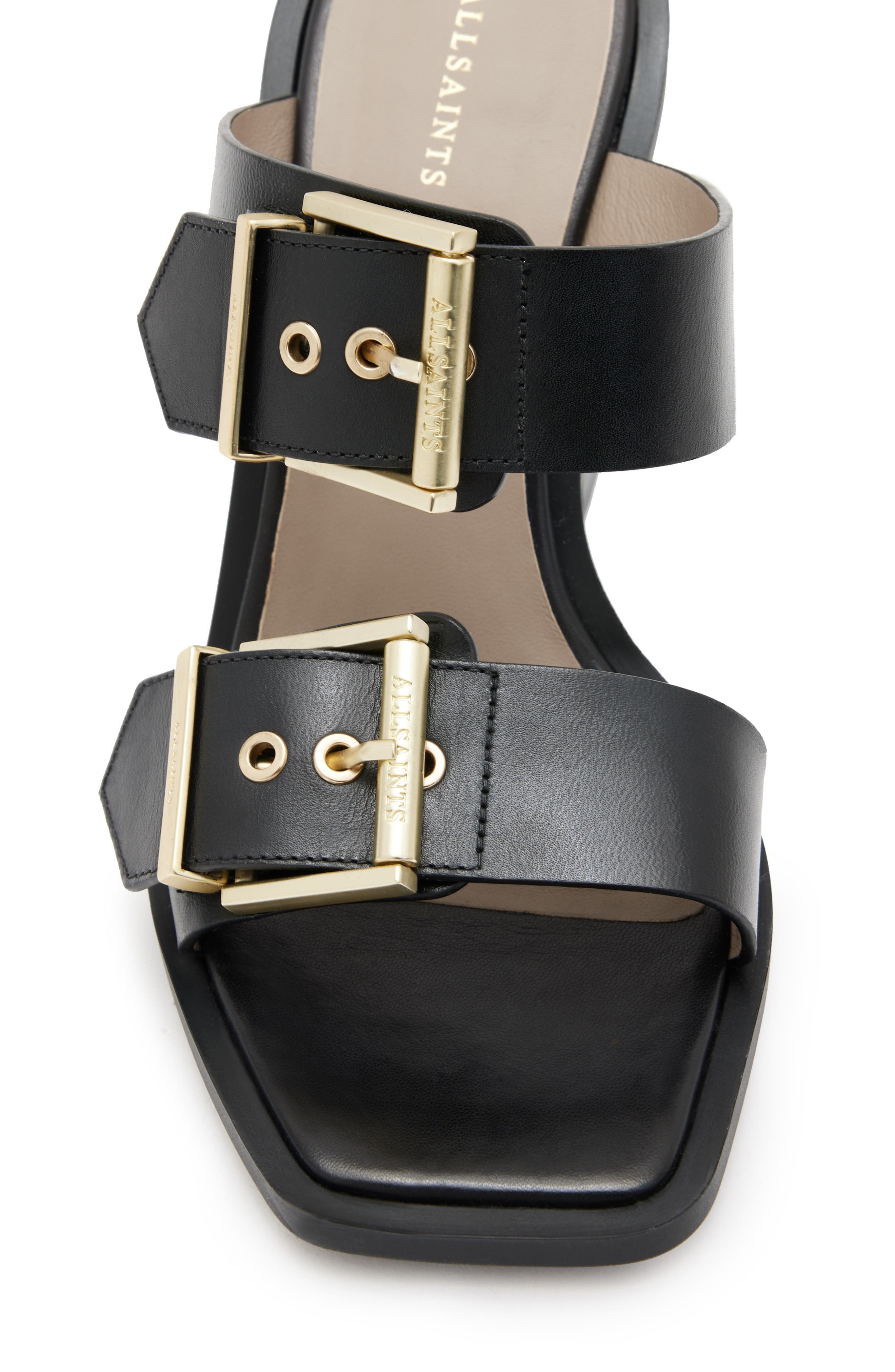 AllSaints Camille Slide Sandal, Alternate, color, 