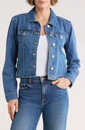 ELIE ELIE TAHARI Crop Denim Jacket