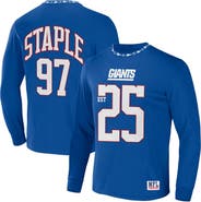 STAPLE Men's NFL x Staple Blue New York Giants Core Team Long Sleeve T-Shirt