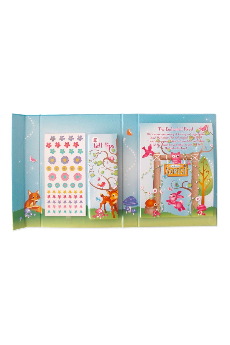 Enchanted Forest Art Kit With Mini Toy Pop Up, Alternate, color, Multicolored