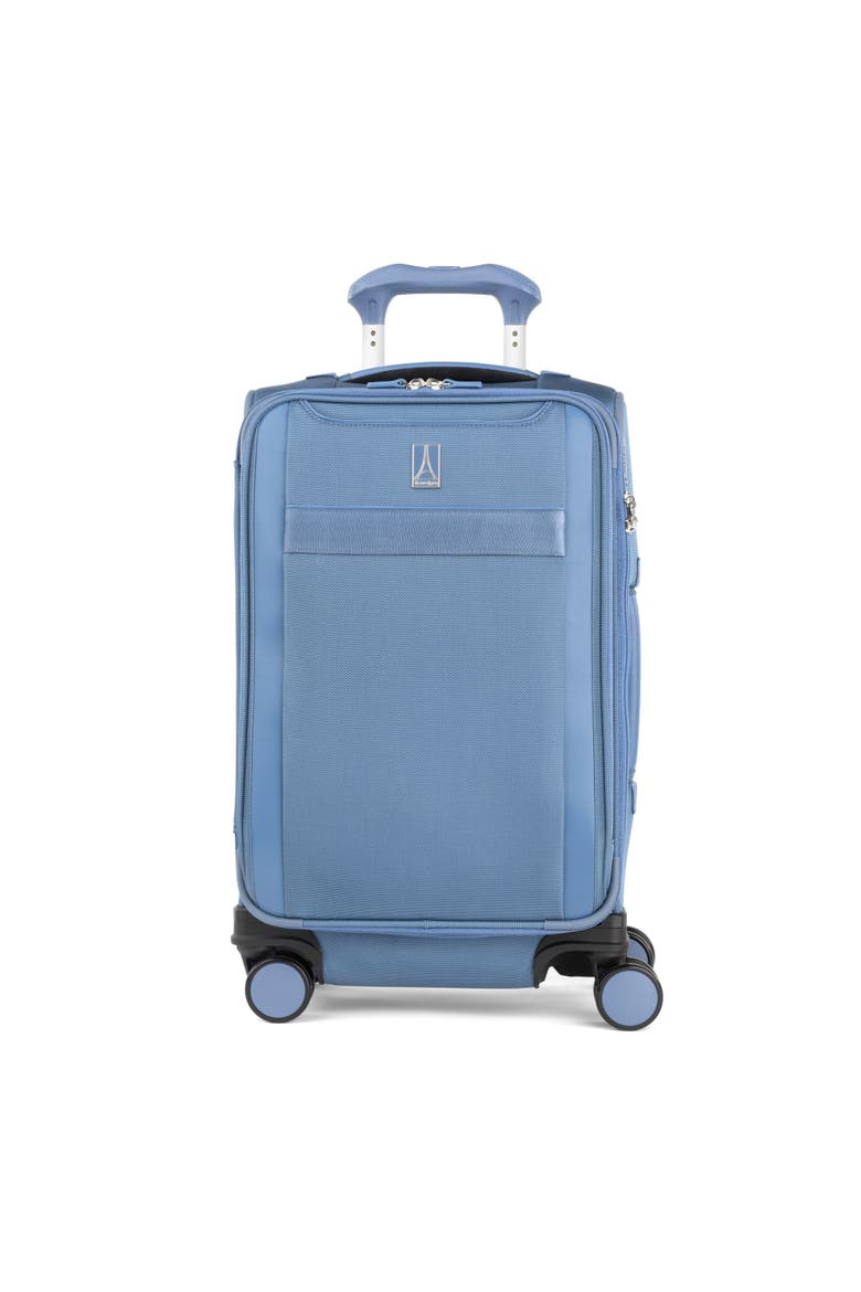 Versapack + Lightweight Softside Expandable 21" Carry On Spinner Luggage, Main, color, Elemental Blue