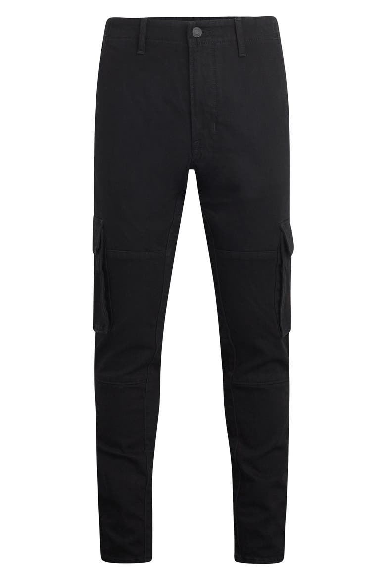 Skinny Cargo Jeans, Alternate, color, RAVEN