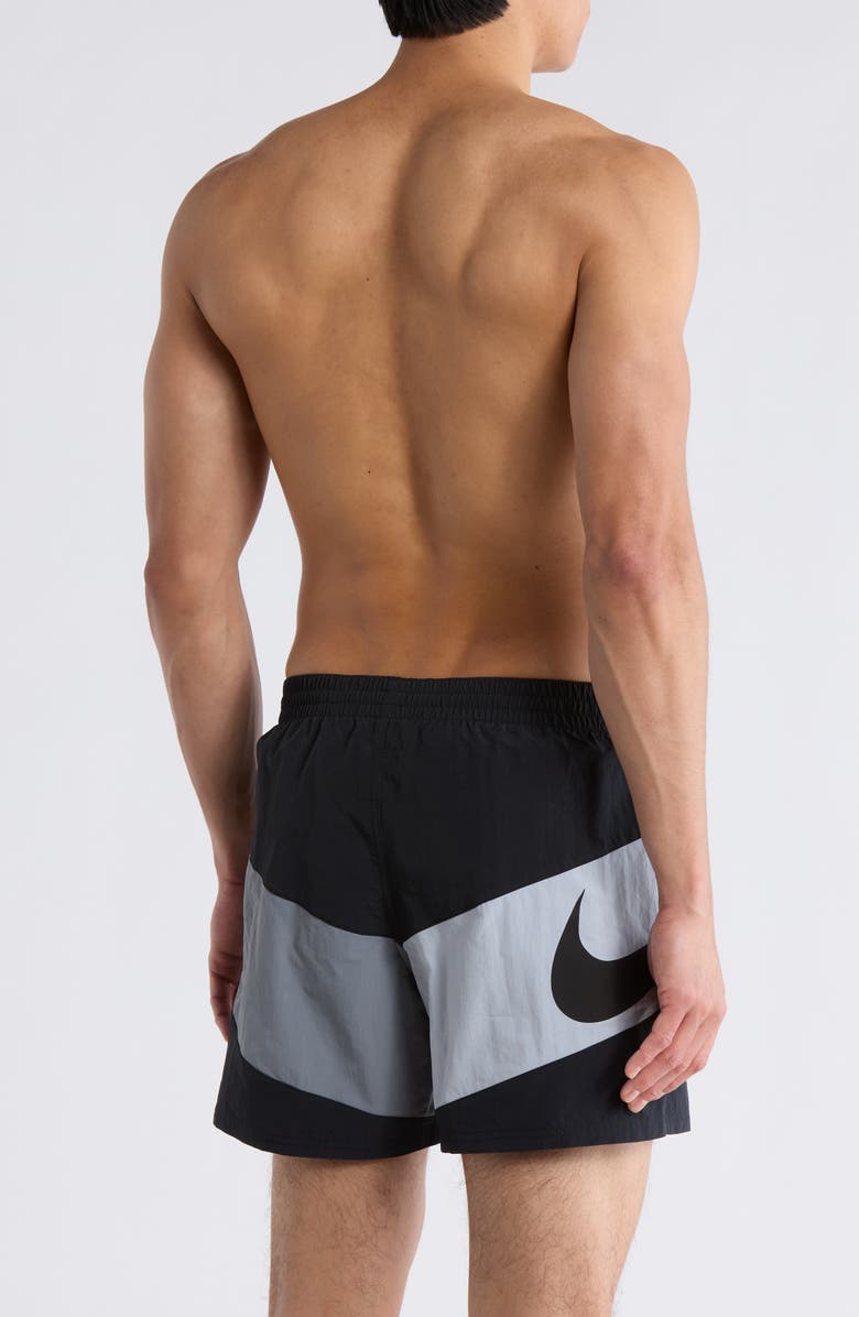 Nike 5-Inch Volley Swim Shorts, Alternate, color, Black