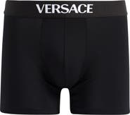 Versace Essential Logo Stretch Cotton Boxer Briefs