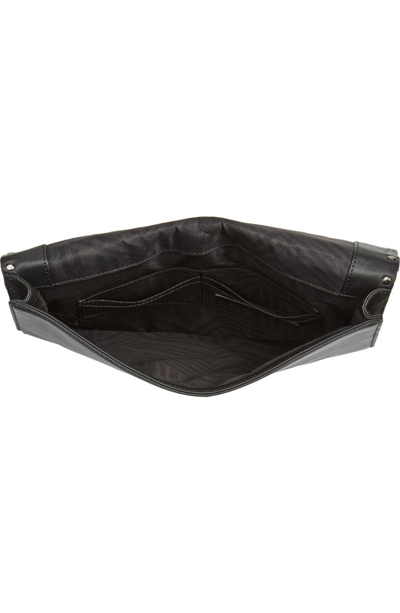 Rebecca Minkoff Biker Genuine Calf Hair Clutch, Alternate, color,