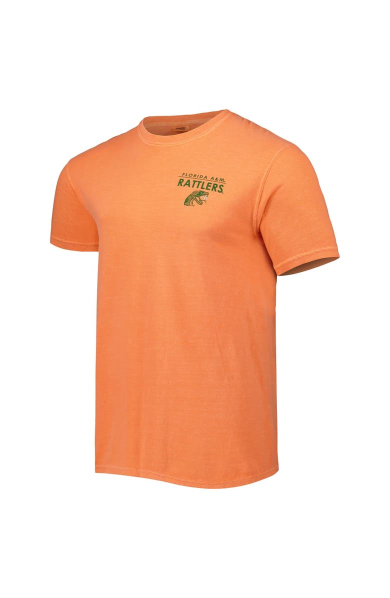 IMAGE ONE Men's Orange Florida A&M Rattlers Landscape Shield T-Shirt, Alternate, color,