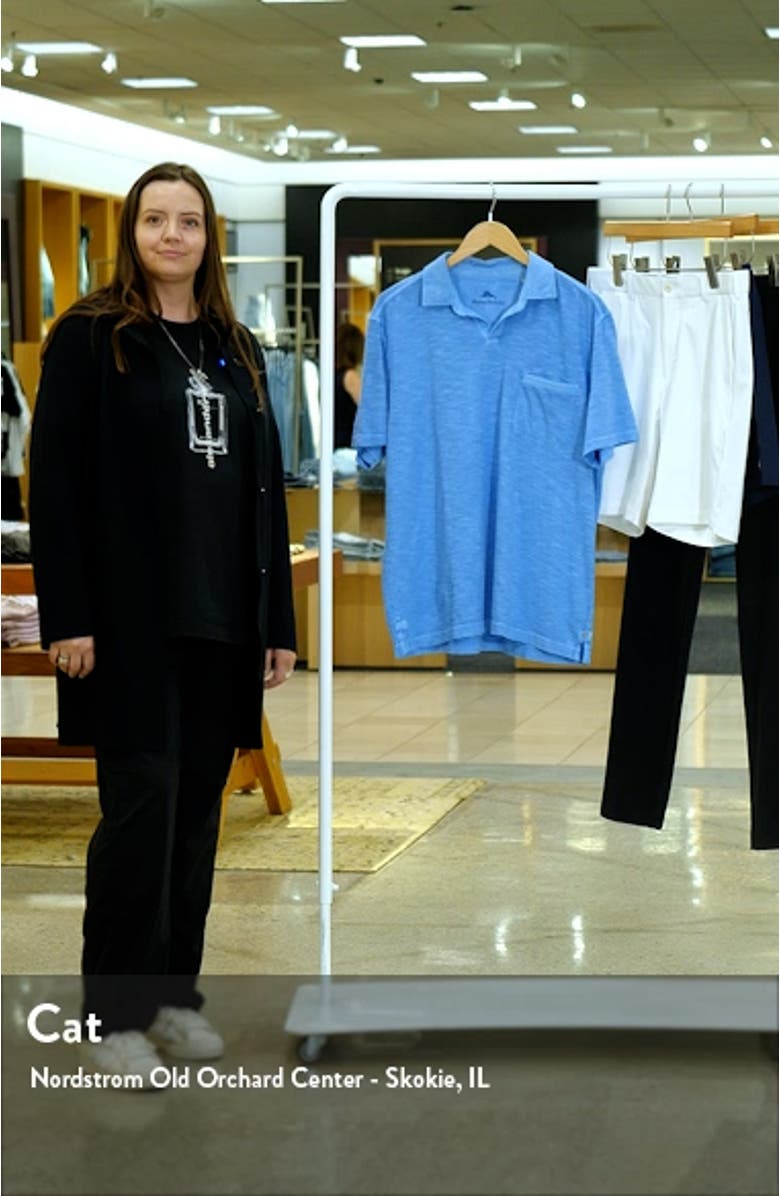 Beach Fade Cotton Slub Jersey Polo, sales video thumbnail