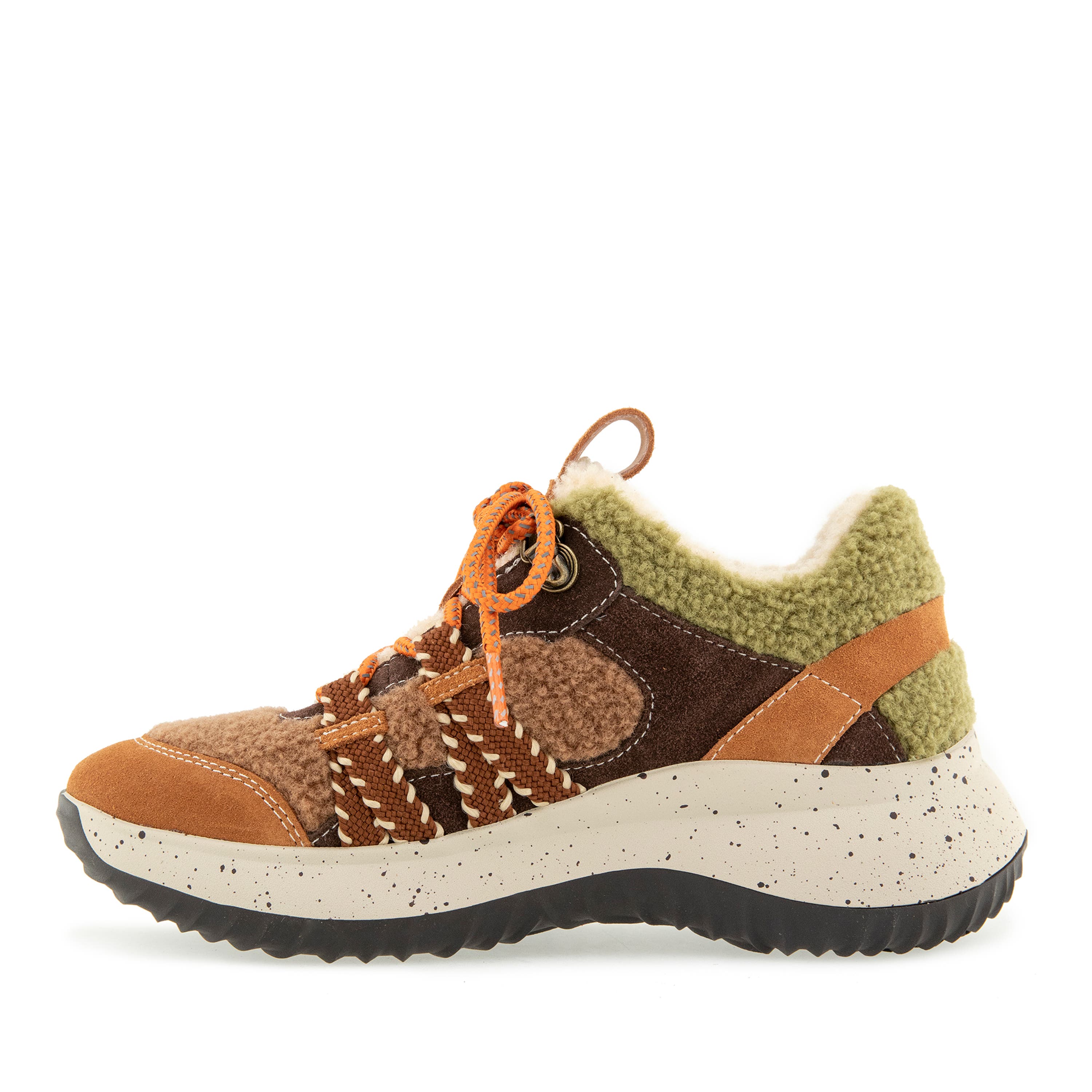 Goldie Sneaker, Alternate, color, TAN MULTI