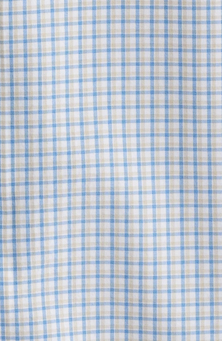 Peter Millar Crown Crafted Rollins Performance Poplin Sport Shirt, Alternate, color, Fountain Blue