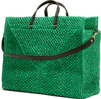Summer Simple Raffia Tote Bag
