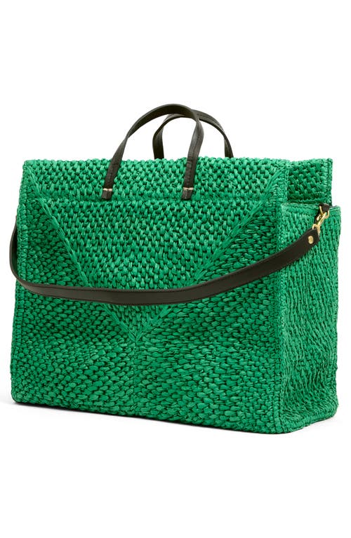 Clare V . Summer Simple Raffia Tote Bag