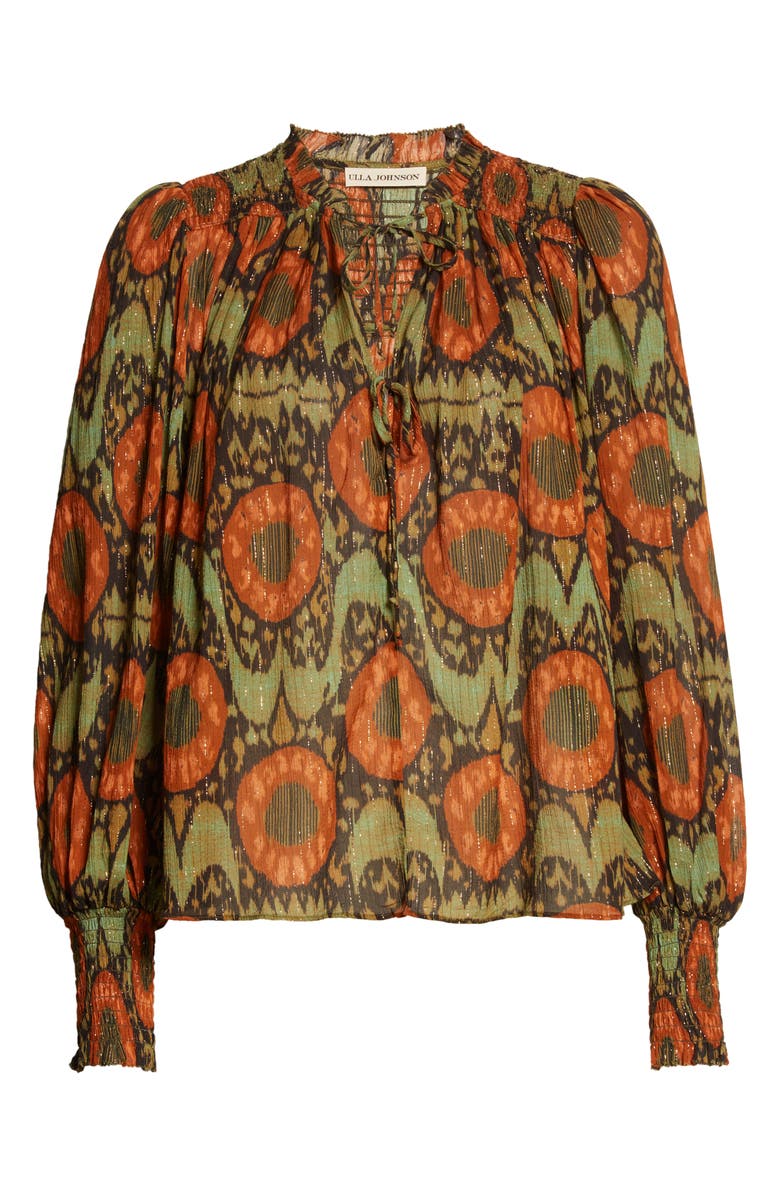 Ulla Johnson Anita Blouse, Alternate, color, Nocturne