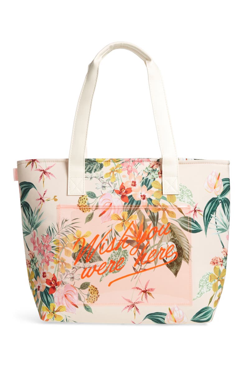 Paradiso Cooler Bag, Main, color, CREAM