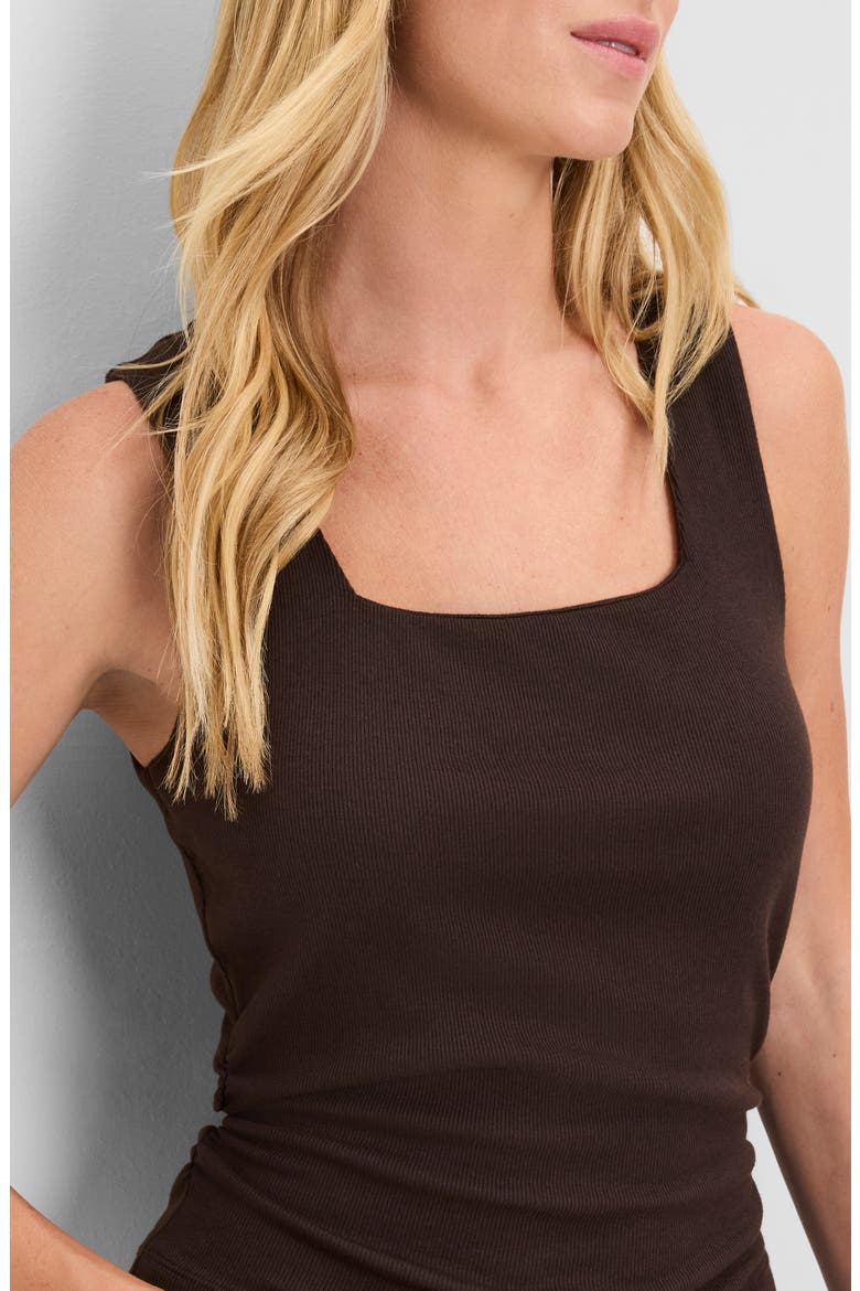 Maribel Square Neck Tank, Alternate, color, JAVA