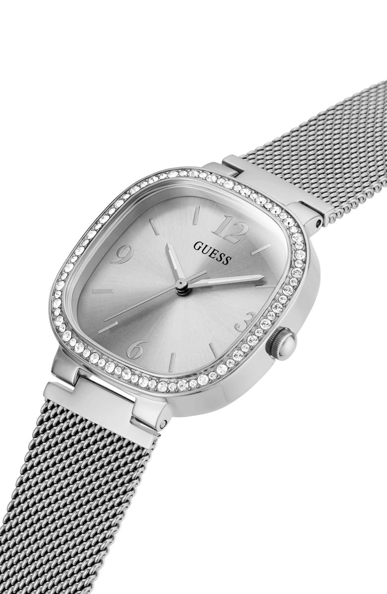 GUESS Analog Mesh Bracelet Watch, 32mm, Alternate, color,