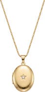 ARGENTO VIVO Oval Locket Pendant Necklace