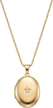 ARGENTO VIVO Oval Locket Pendant Necklace