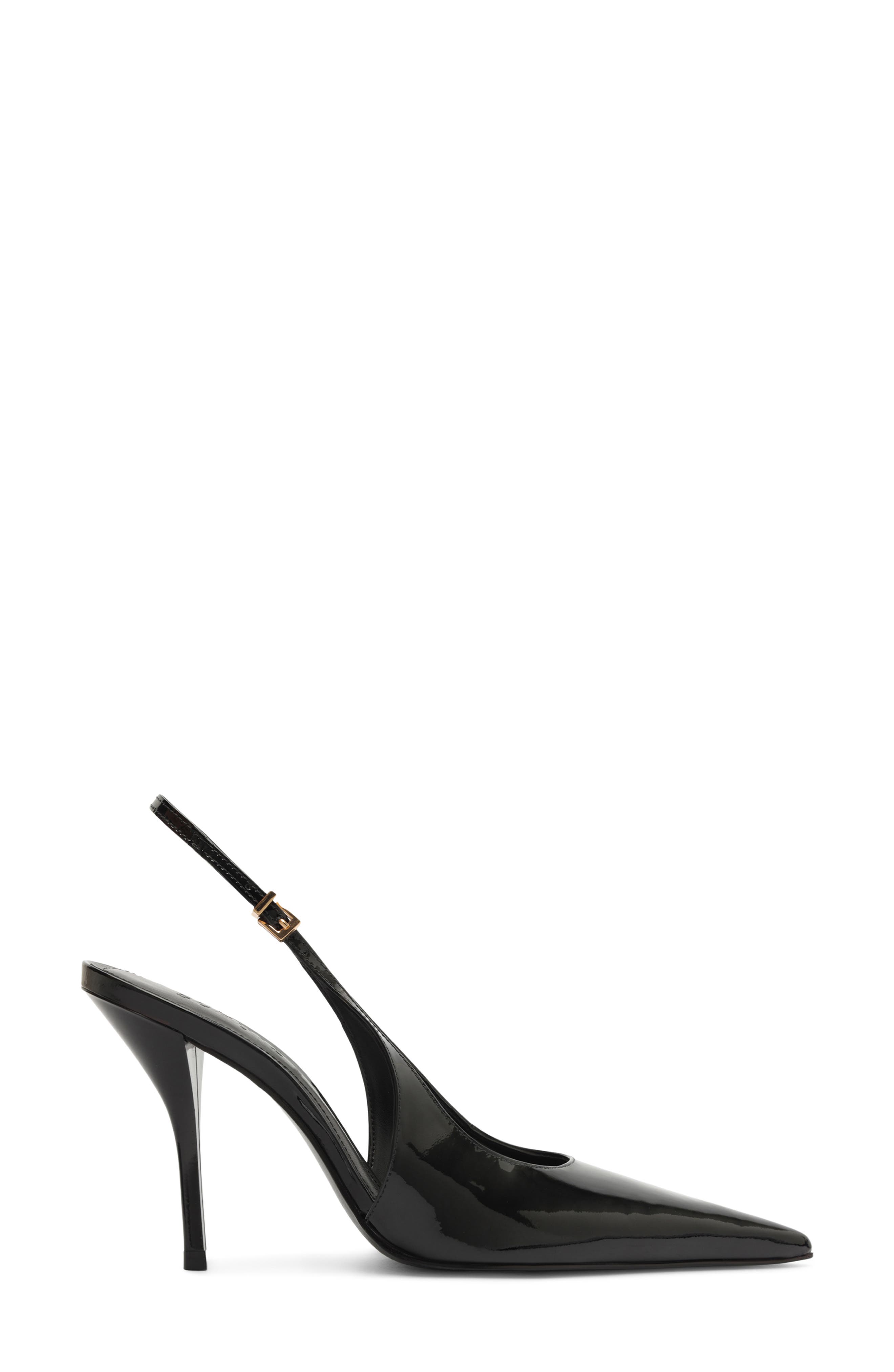 Schutz Liora Slingback Pointed Toe Pump, Alternate, color, Black