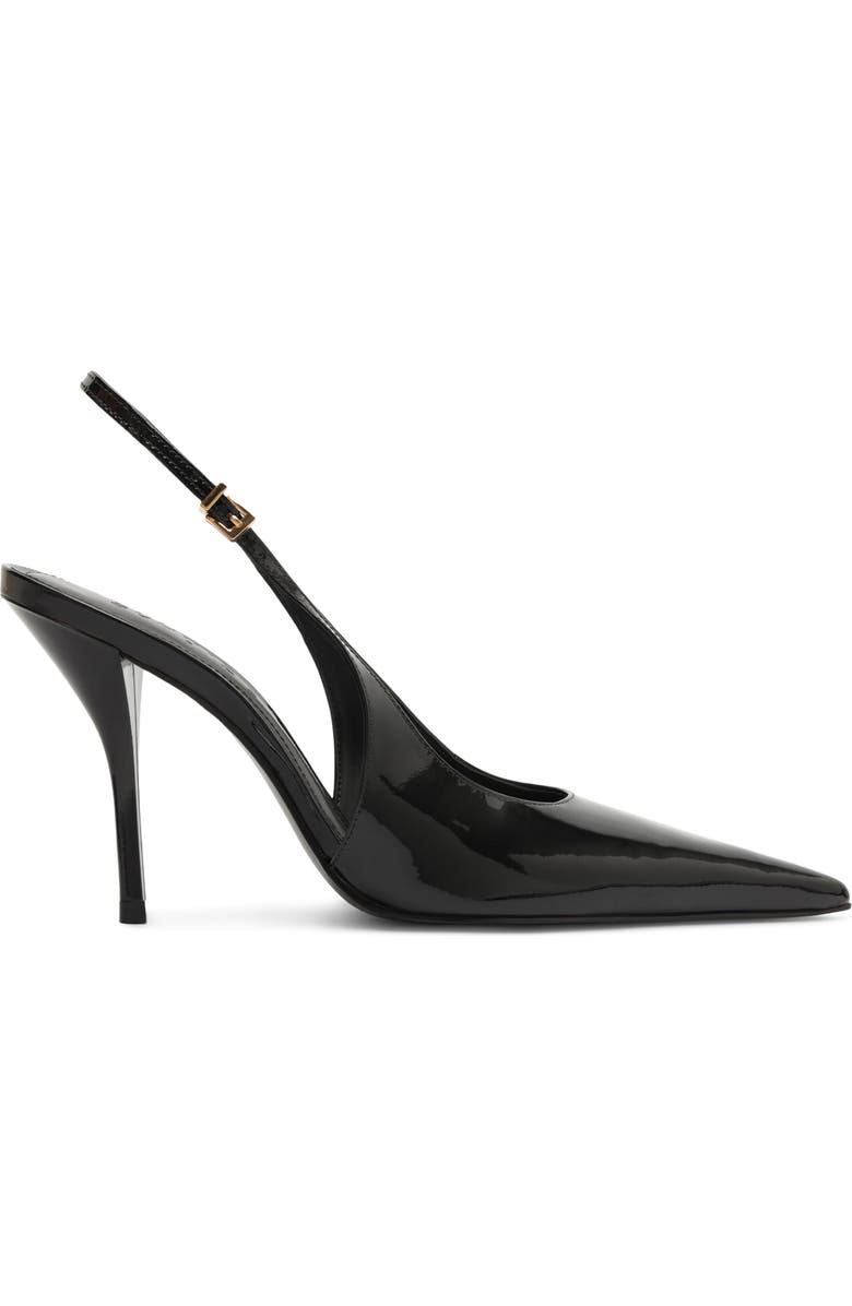 Schutz Liora Slingback Pointed Toe Pump, Alternate, color, Black