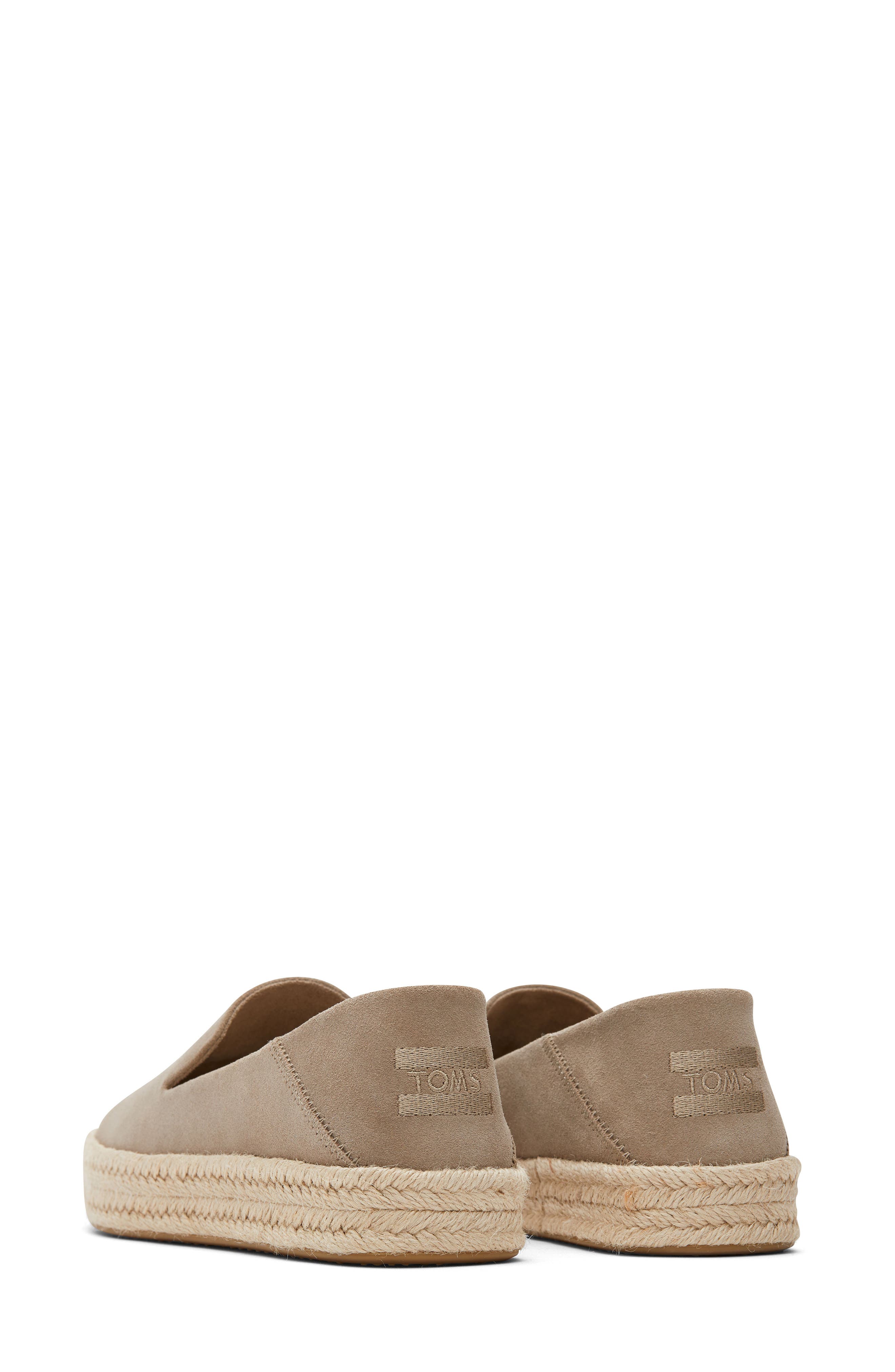 Carolina Platform Espadrille Sneaker, Alternate, color, DUN SUEDE