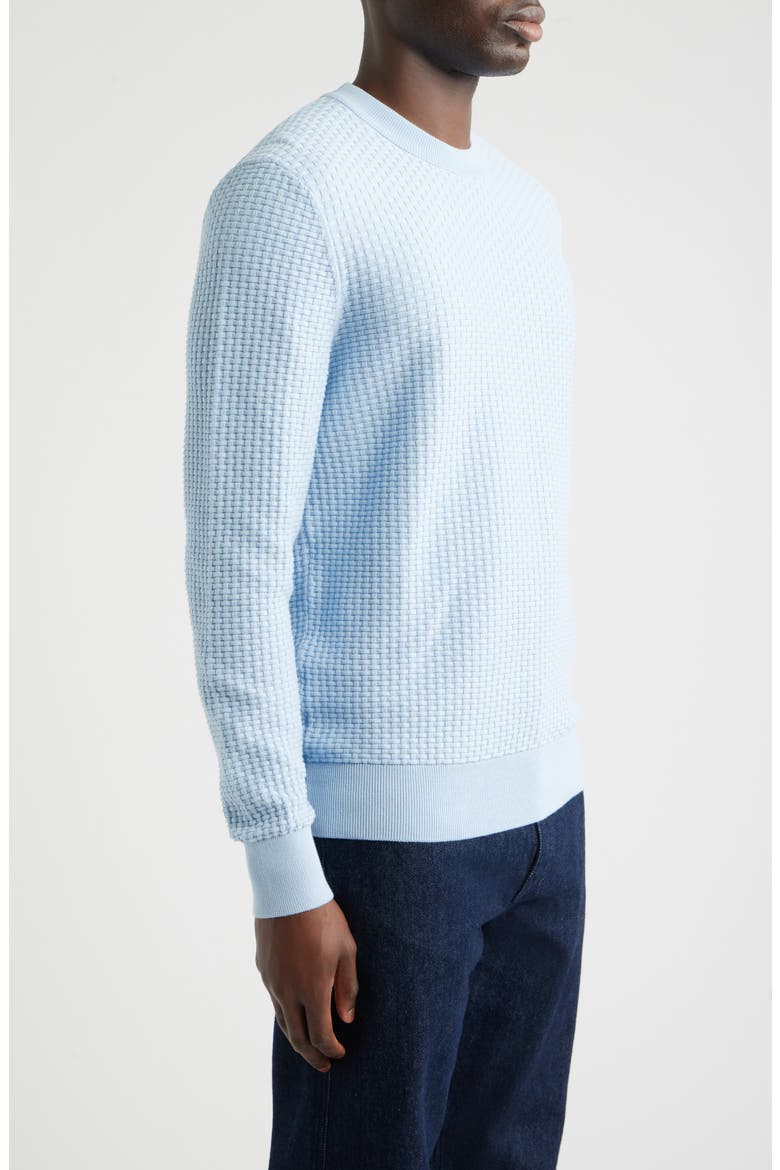 Imberto Textured Sweater, Alternate, color, LIGHT PASTLE BLUE