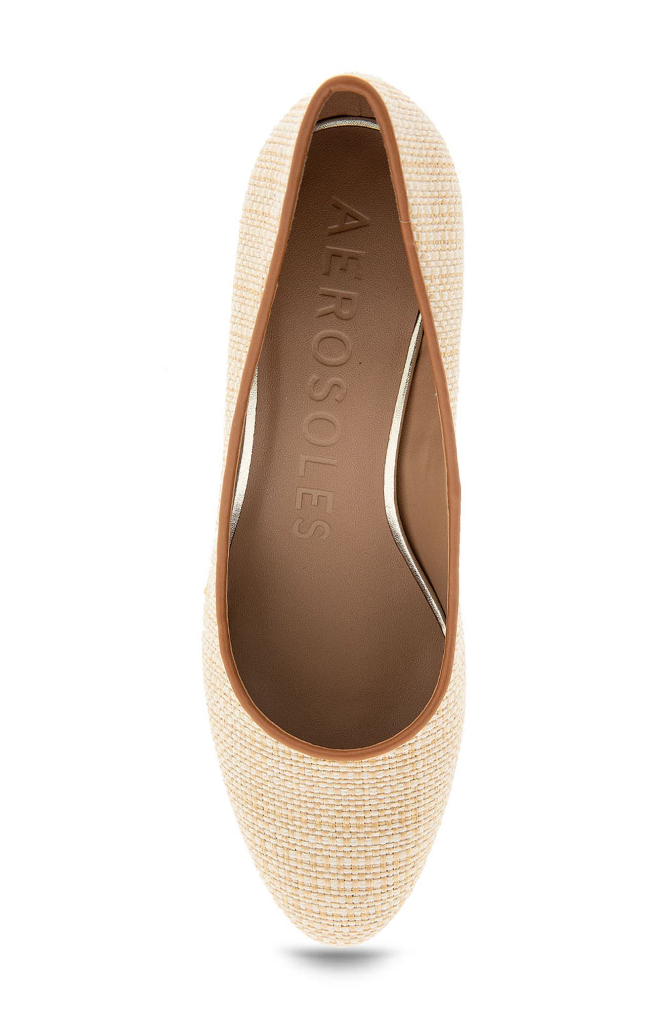 Iris Wedge Pump - Wide Width Available, Alternate, color, NATURAL RAFFIA