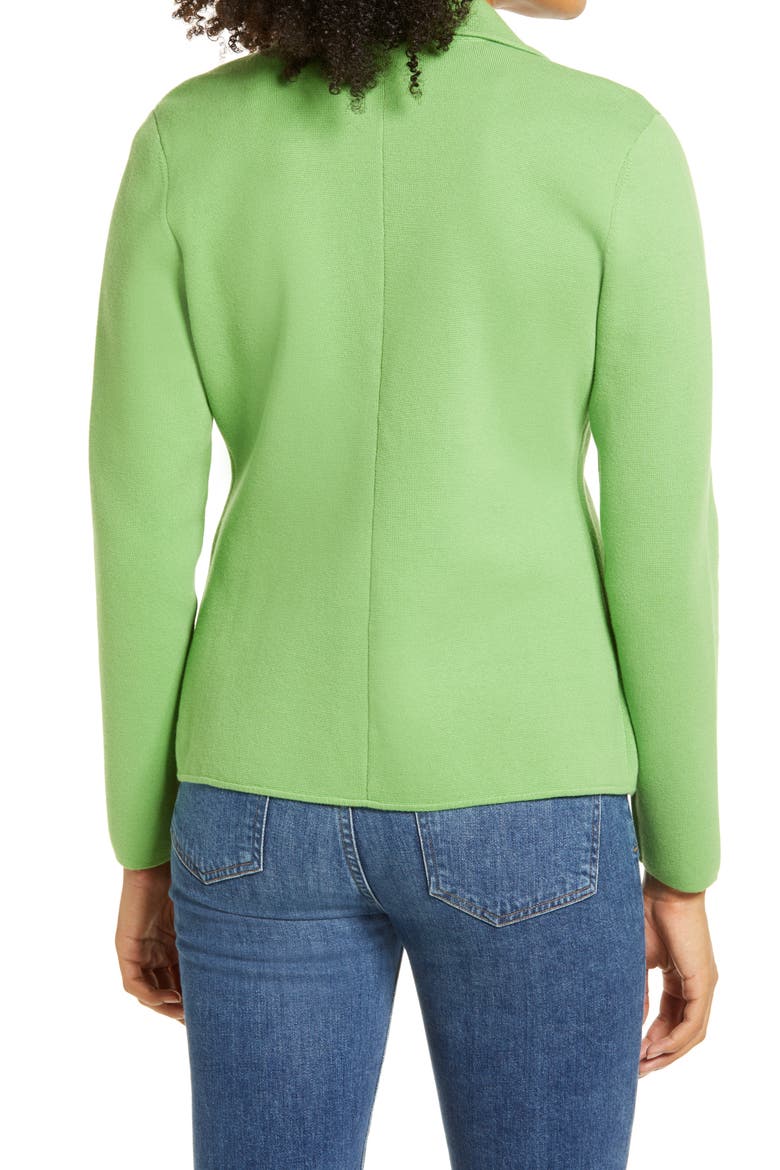 Sweater Blazer, Alternate, color, GREEN MAZE