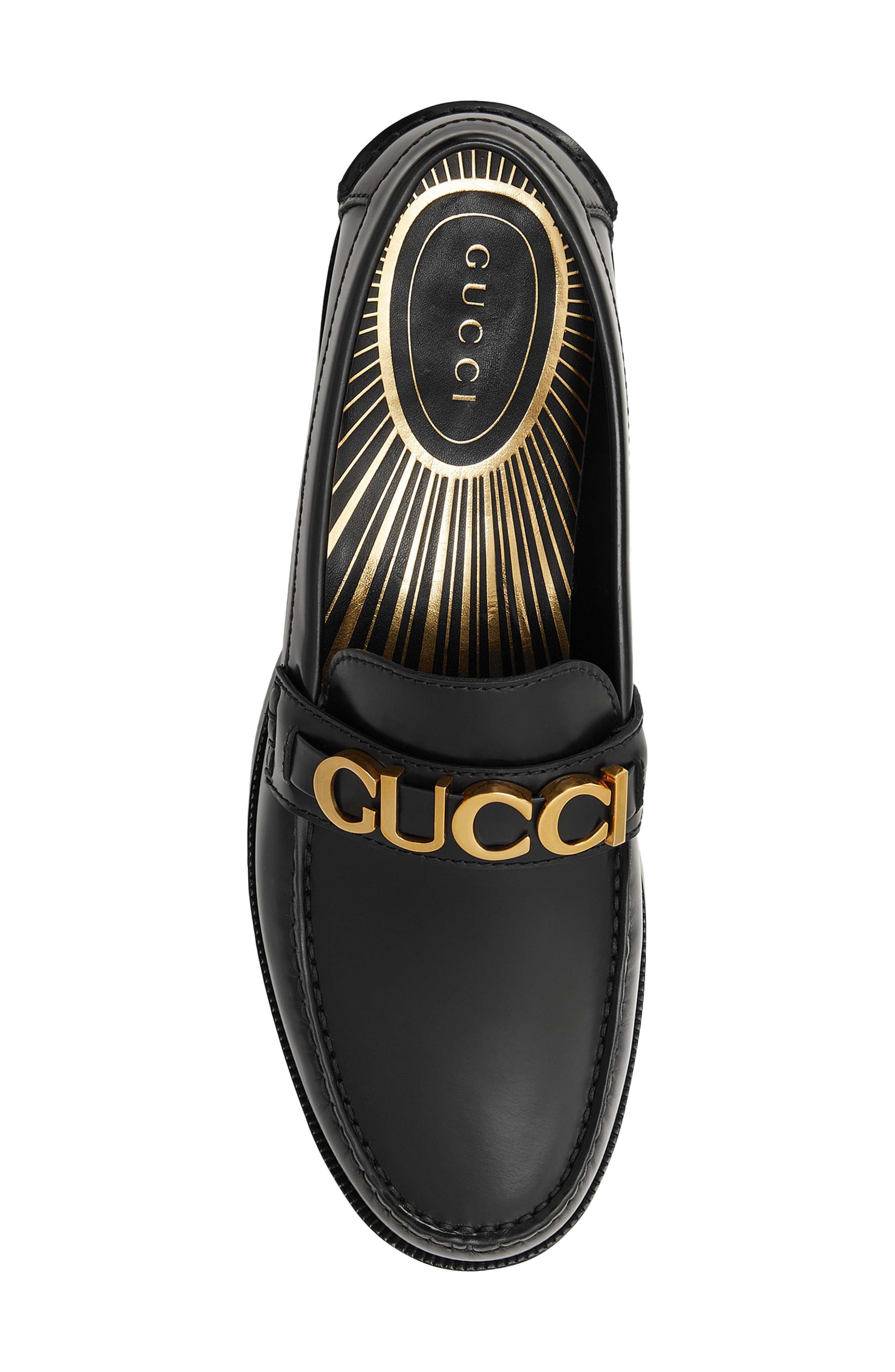 Gucci Cara Logo Loafer, Alternate, color, 