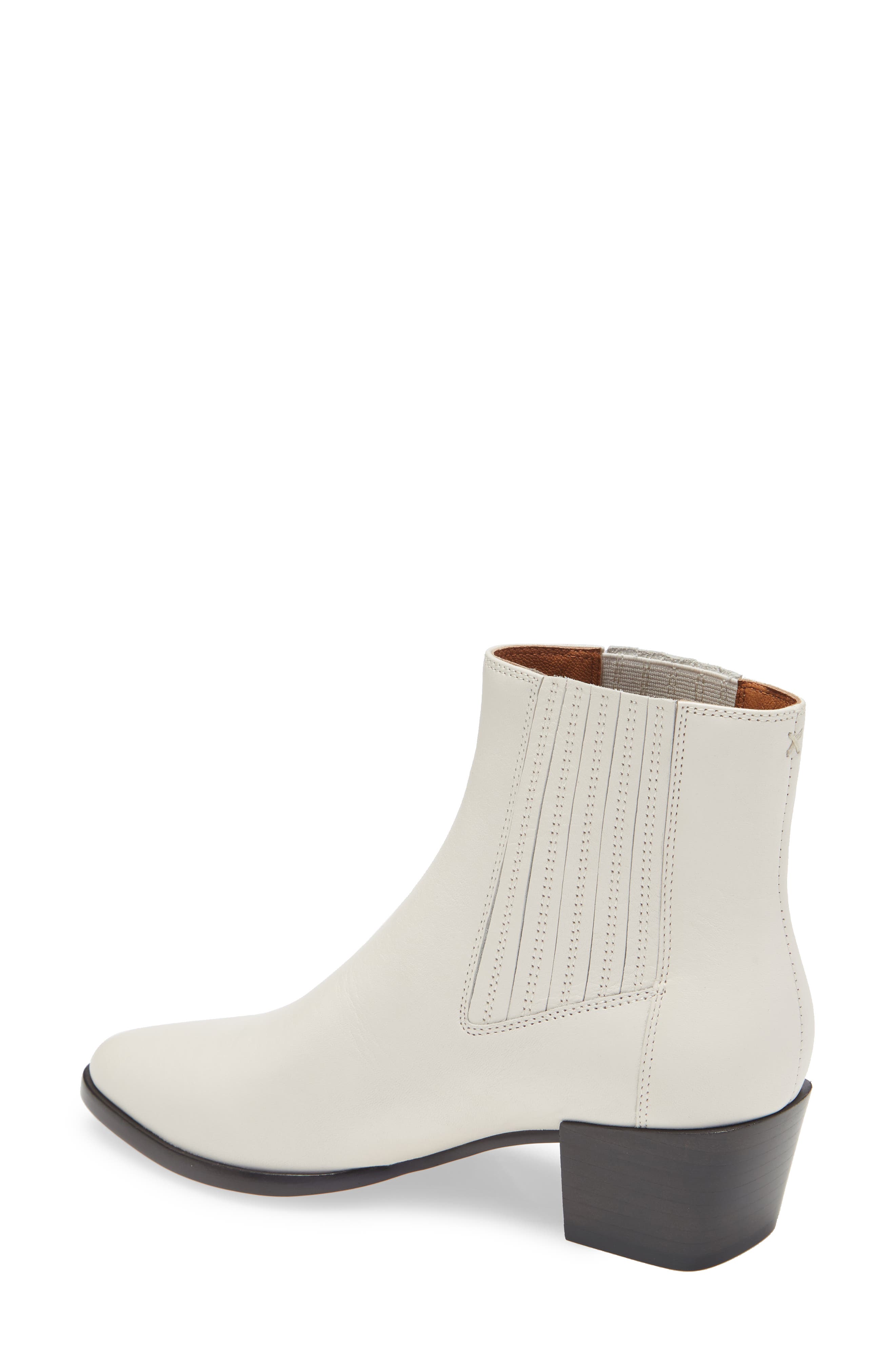 rag & bone Rover Chelsea Boot, Alternate, color, Antique White