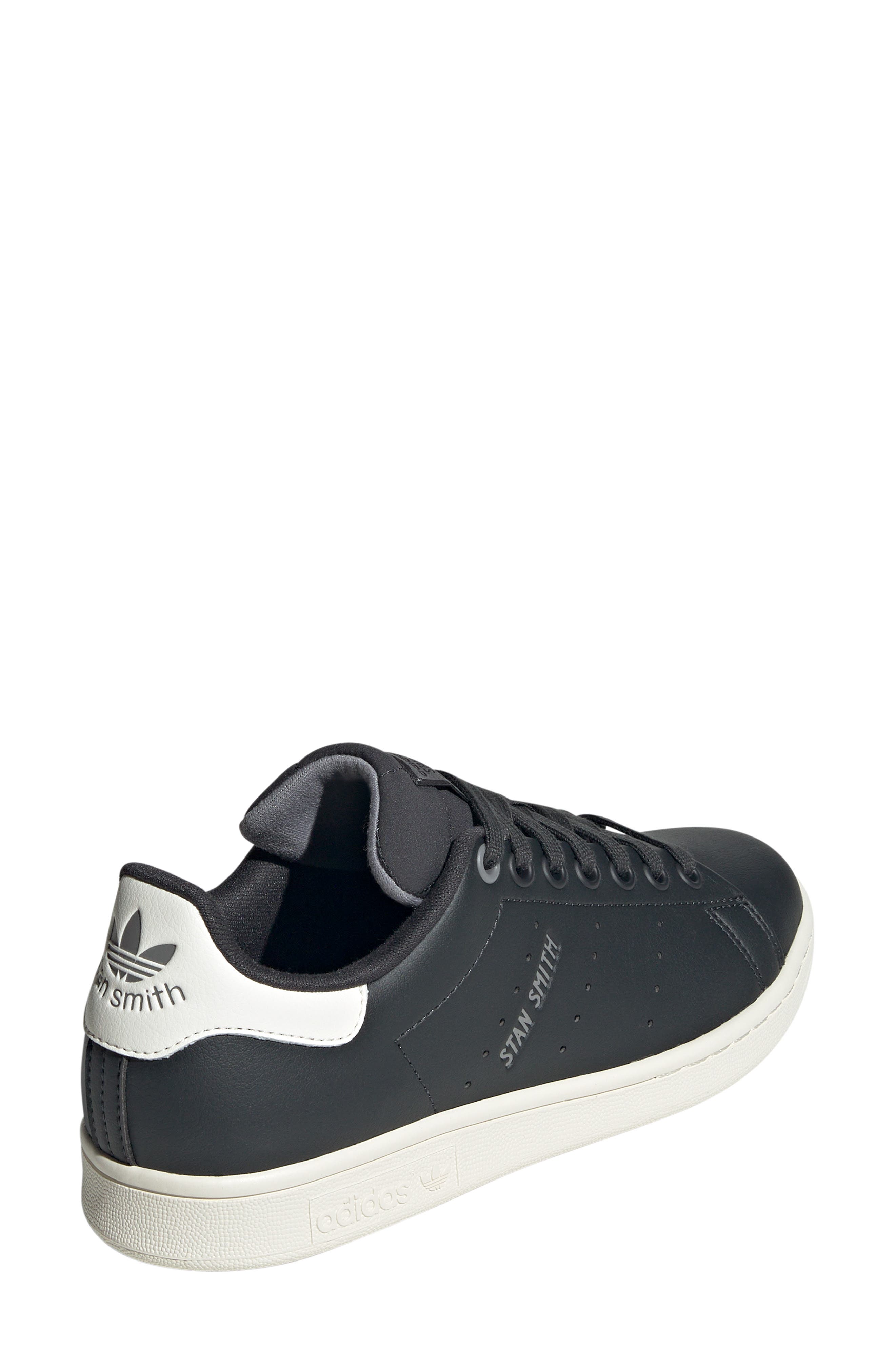 Primegreen Stan Smith Sneaker, Alternate, color, CARBON/ OFF WHITE/ GREY