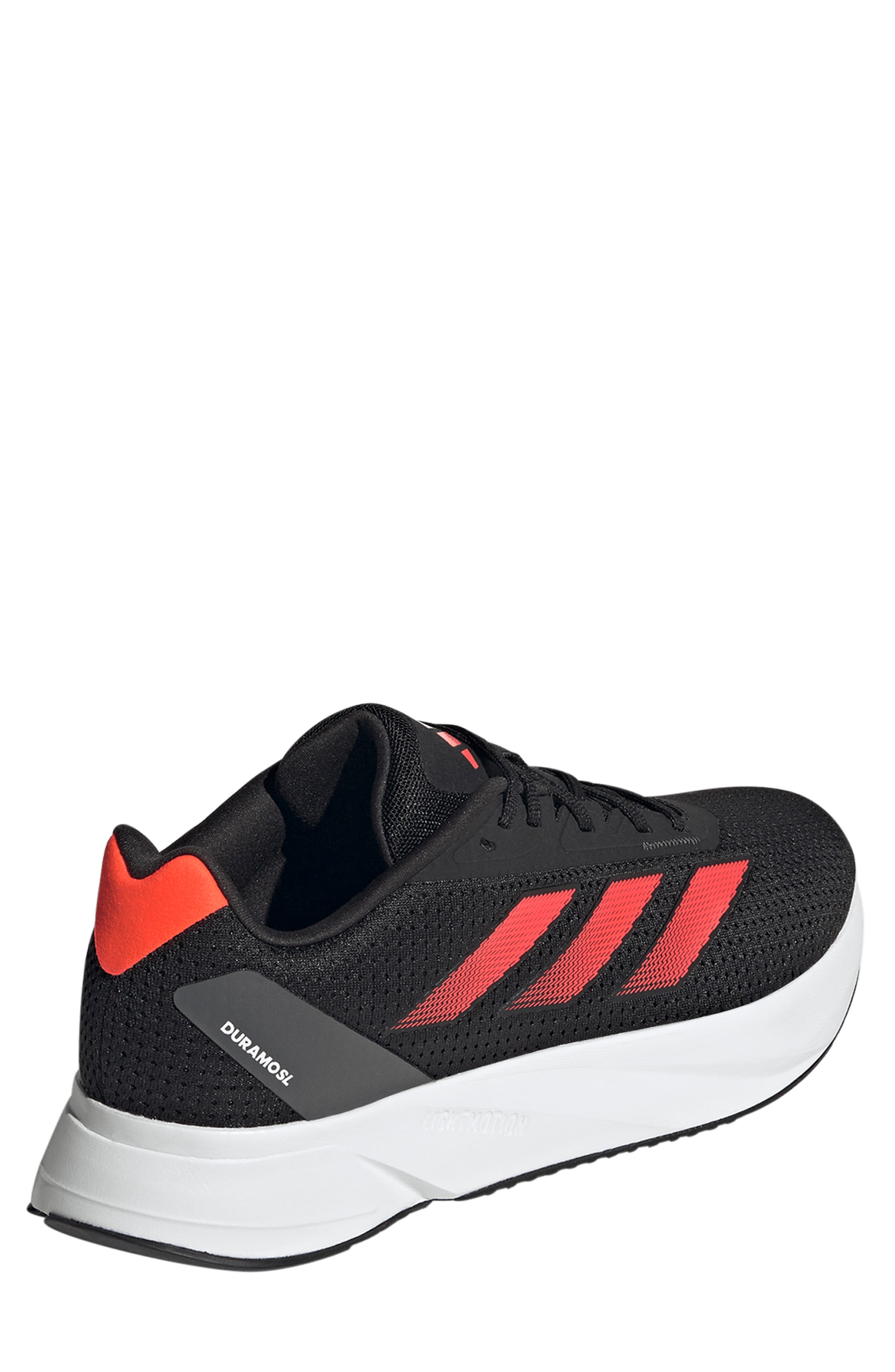 adidas Pureboost 5 Sneaker, Alternate, color, Black/ Solar Red/ Grey